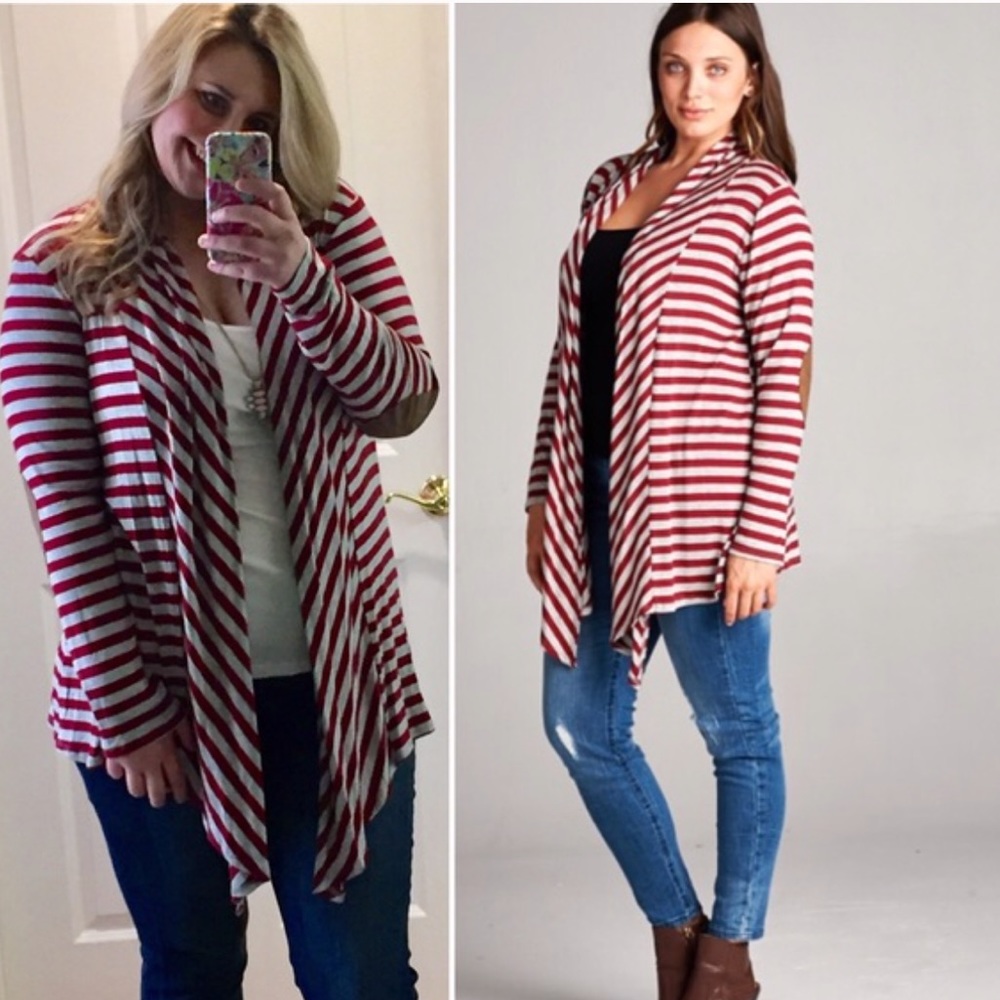Elbow Patch Jersey Cardigan